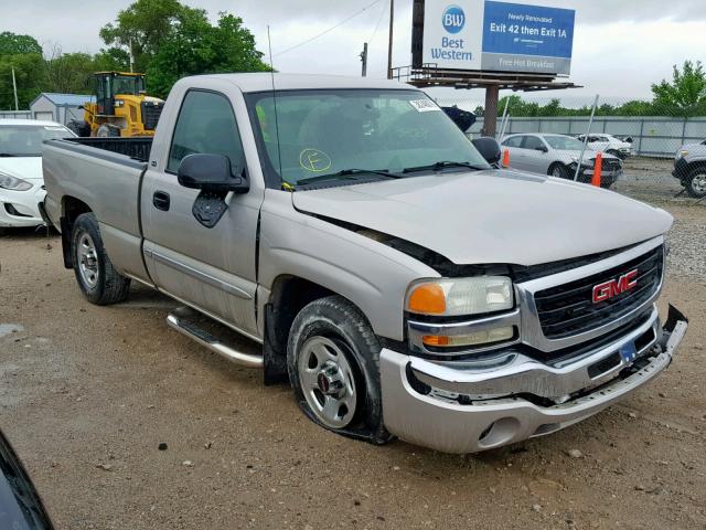 1GTEC14V14Z141654 - 2004 GMC NEW SIERRA TAN photo 1