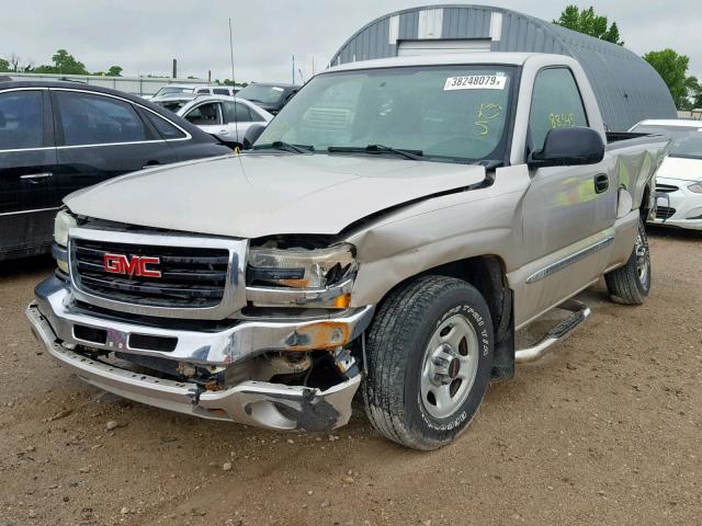 1GTEC14V14Z141654 - 2004 GMC NEW SIERRA TAN photo 2