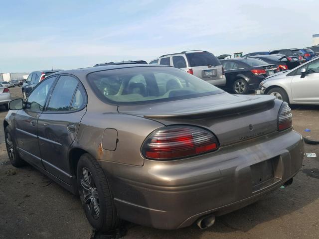 1G2WR5219YF107192 - 2000 PONTIAC GRAND PRIX BROWN photo 3