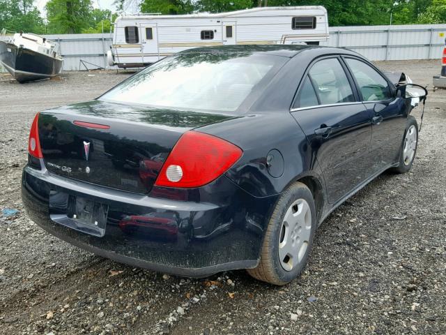 1G2ZF58B774128509 - 2007 PONTIAC G6 VALUE L BLACK photo 4