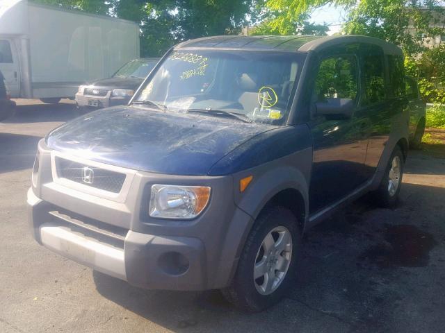 5J6YH28523L031562 - 2003 HONDA ELEMENT EX BLUE photo 2