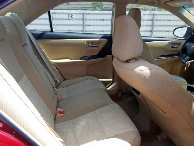 4T1BF1FK2HU730479 - 2017 TOYOTA CAMRY LE RED photo 6