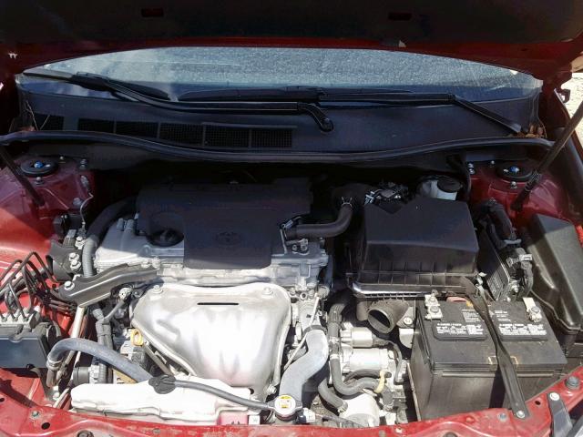4T1BF1FK2HU730479 - 2017 TOYOTA CAMRY LE RED photo 7