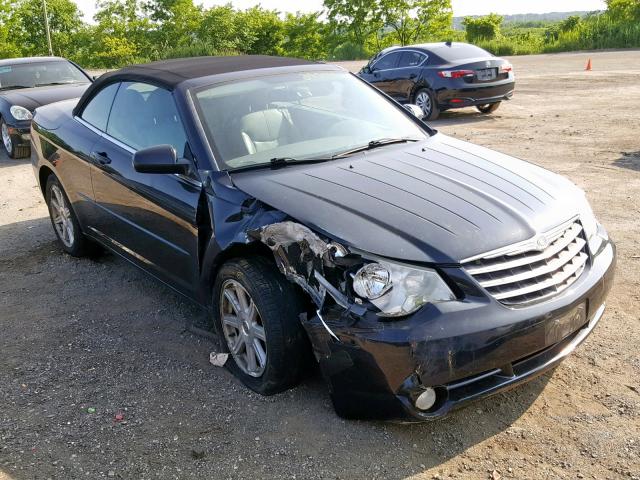 1C3LC55R38N682125 - 2008 CHRYSLER SEBRING TO BLACK photo 1