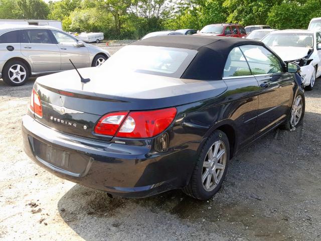 1C3LC55R38N682125 - 2008 CHRYSLER SEBRING TO BLACK photo 4