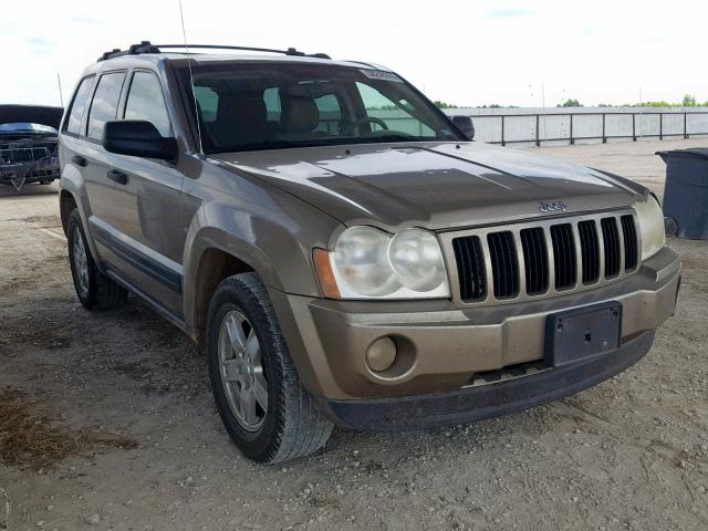 1J4HS48N25C724261 - 2005 JEEP GRAND CHER TAN photo 1