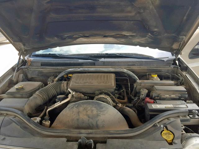 1J4HS48N25C724261 - 2005 JEEP GRAND CHER TAN photo 7