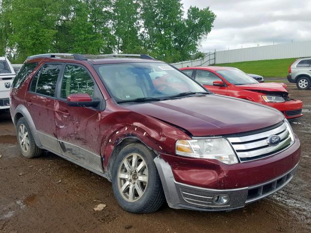 1FMDK05W18GA33158 - 2008 FORD TAURUS X S RED photo 1