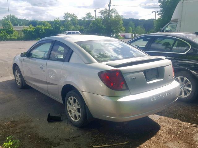 1G8AN12F94Z115141 - 2004 SATURN ION LEVEL SILVER photo 3