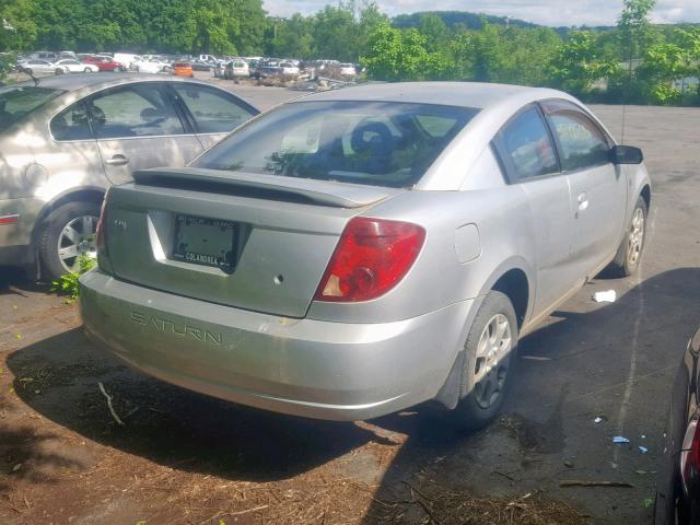 1G8AN12F94Z115141 - 2004 SATURN ION LEVEL SILVER photo 4