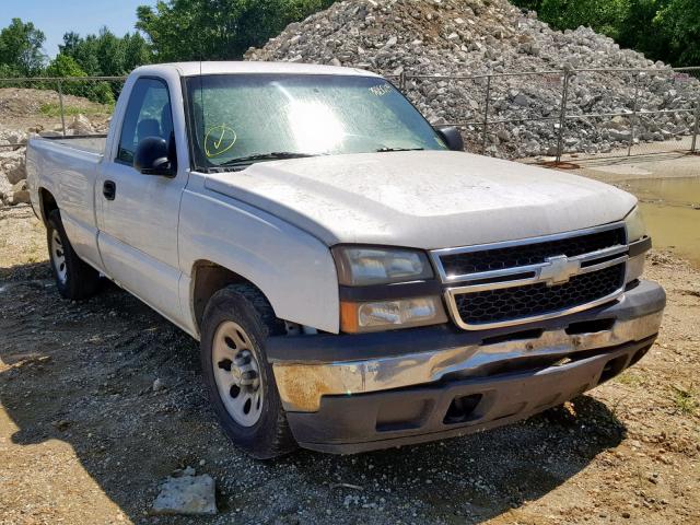 3GCEC14V16G146677 - 2006 CHEVROLET SILVERADO WHITE photo 1