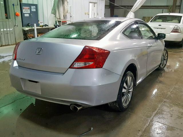 1HGCS1B88CA009190 - 2012 HONDA ACCORD EXL SILVER photo 4