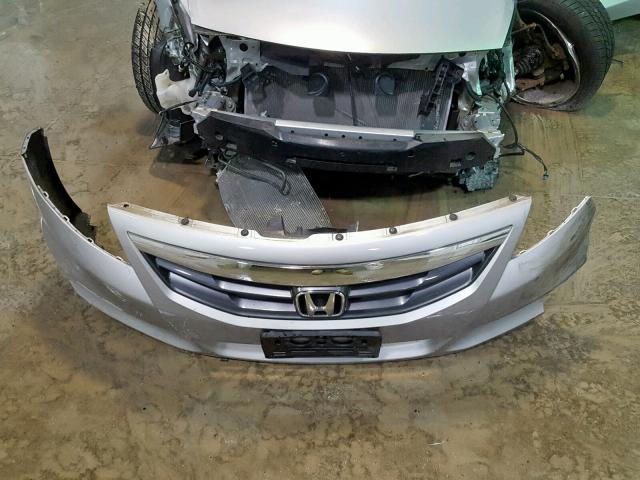 1HGCS1B88CA009190 - 2012 HONDA ACCORD EXL SILVER photo 9