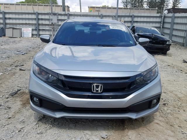 19XFC2F82KE008332 - 2019 HONDA CIVIC SPOR SILVER photo 9