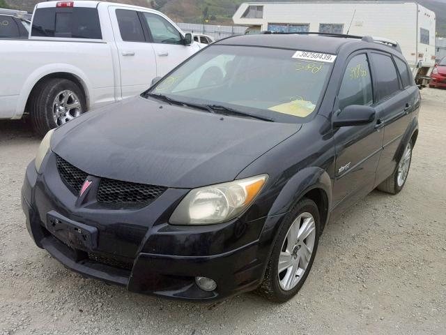 5Y2SN64L03Z479389 - 2003 PONTIAC VIBE GT BLACK photo 2