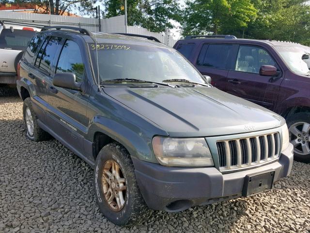 1J4GW48S04C297098 - 2004 JEEP GRAND CHER GRAY photo 1