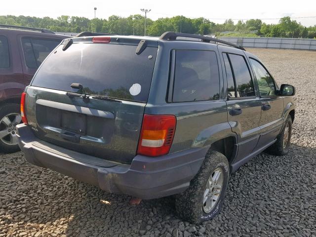 1J4GW48S04C297098 - 2004 JEEP GRAND CHER GRAY photo 4