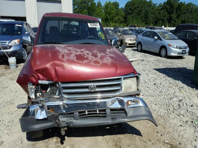 JT4TN14D6V0038471 - 1997 TOYOTA T100 XTRAC MAROON photo 9