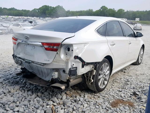 4T1BK1EB8DU046270 - 2013 TOYOTA AVALON BAS WHITE photo 4