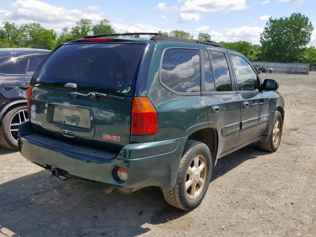 1GKDT13S642372517 - 2004 GMC ENVOY GREEN photo 4