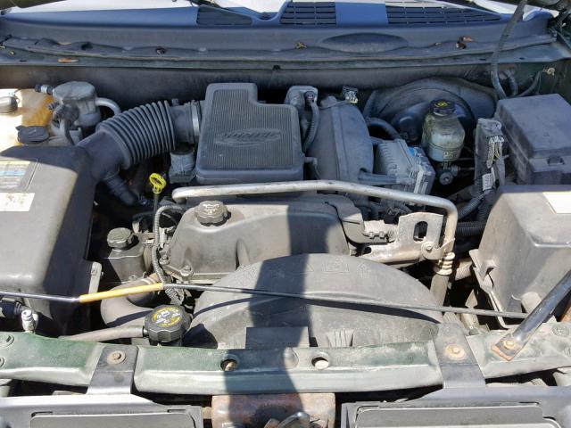 1GKDT13S642372517 - 2004 GMC ENVOY GREEN photo 7