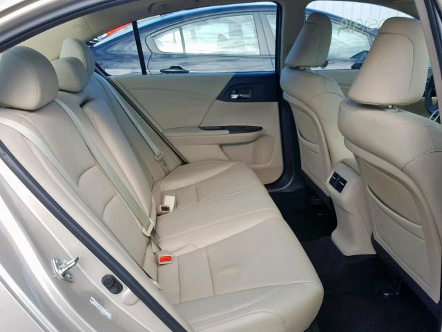 1HGCR2F86EA107701 - 2014 HONDA ACCORD EXL TAN photo 6