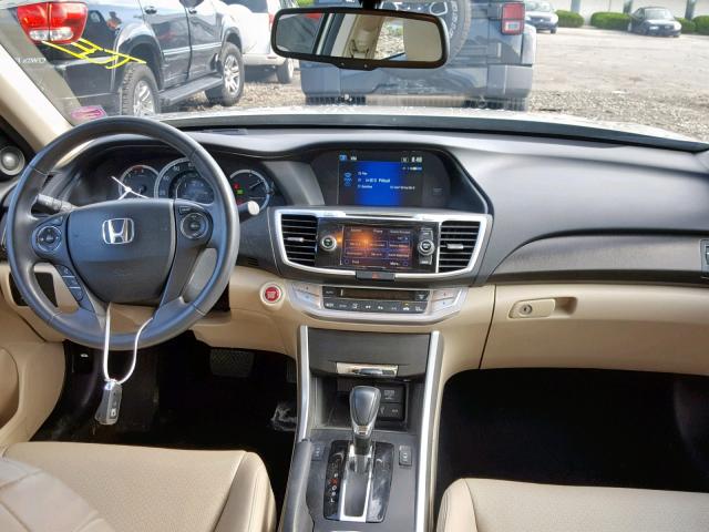 1HGCR2F86EA107701 - 2014 HONDA ACCORD EXL TAN photo 9