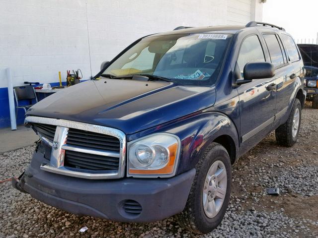 1D4HD38N05F608231 - 2005 DODGE DURANGO ST BLUE photo 2