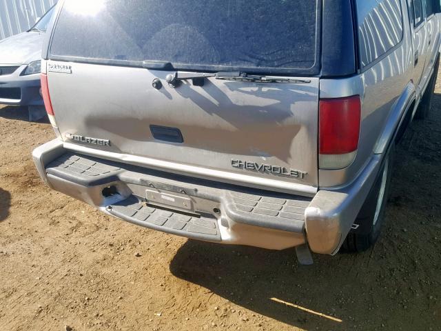 1GNDT13W712116484 - 2001 CHEVROLET BLAZER TAN photo 9