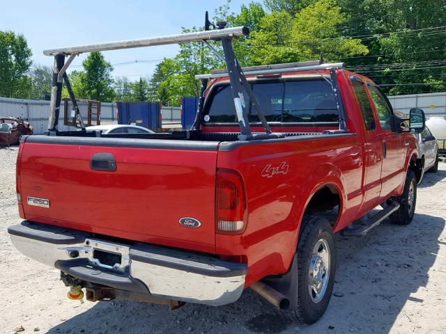 1FTSX21526ED94574 - 2006 FORD F250 SUPER RED photo 4