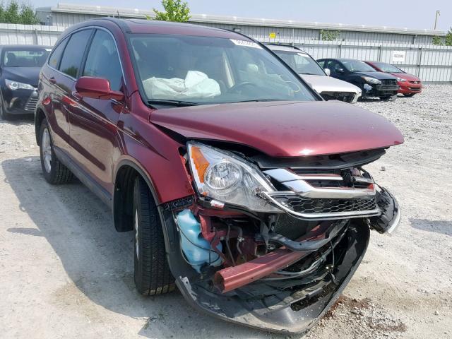 5J6RE4H7XBL022259 - 2011 HONDA CR-V EXL MAROON photo 1