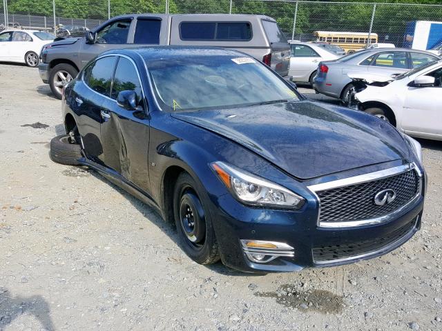 JN1BY1AP7HM740543 - 2017 INFINITI Q70 3.7 BLUE photo 1