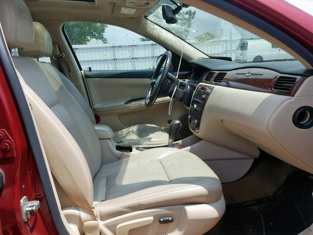 2G1WD58C579231642 - 2007 CHEVROLET IMPALA SUP Марун фото 5