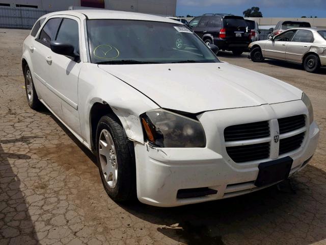 2D4FV47T26H416755 - 2006 DODGE MAGNUM SE WHITE photo 1