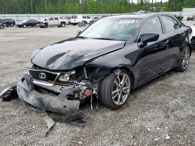 JTHBK262282077118 - 2008 LEXUS IS 250 BLACK photo 2