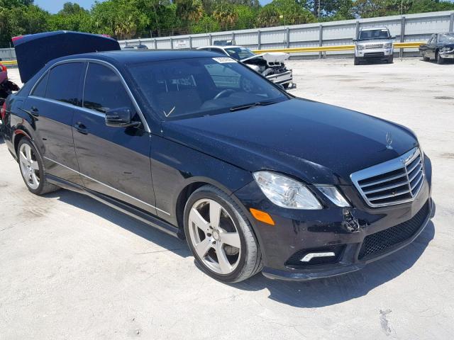 WDDHF5GB7BA472074 - 2011 MERCEDES-BENZ E 350 BLACK photo 1