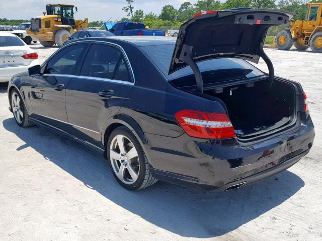 WDDHF5GB7BA472074 - 2011 MERCEDES-BENZ E 350 BLACK photo 3