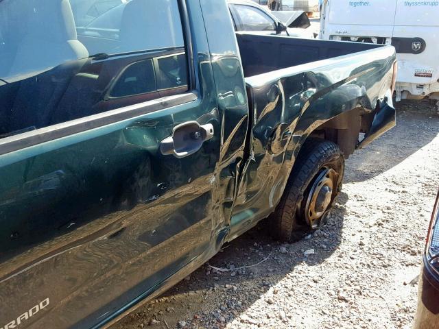 1GCCS148848211368 - 2004 CHEVROLET COLORADO GREEN photo 9