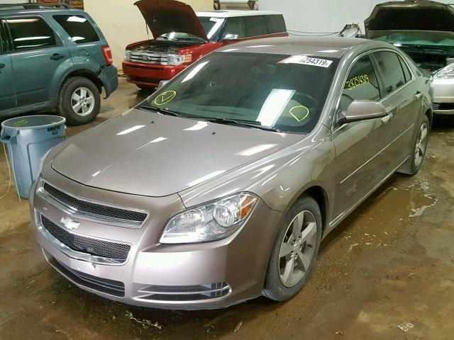 1G1ZC5E09CF139896 - 2012 CHEVROLET MALIBU 1LT 棕色 照片 2