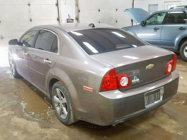 1G1ZC5E09CF139896 - 2012 CHEVROLET MALIBU 1LT 棕色 照片 3