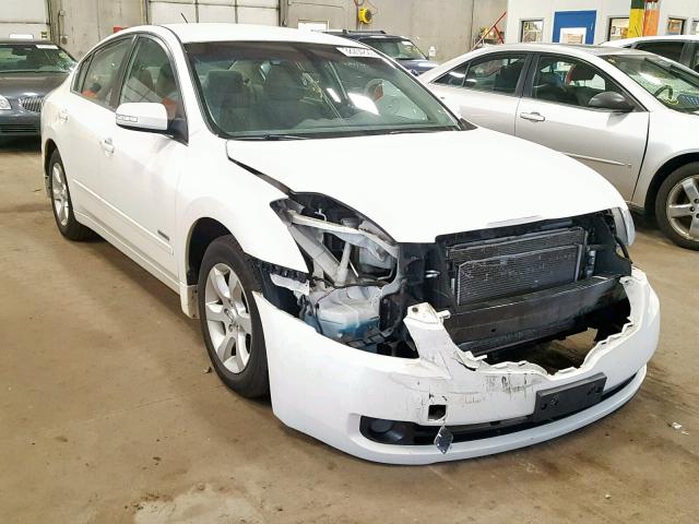 1N4CL21E39C115641 - 2009 NISSAN ALTIMA HYB WHITE photo 1