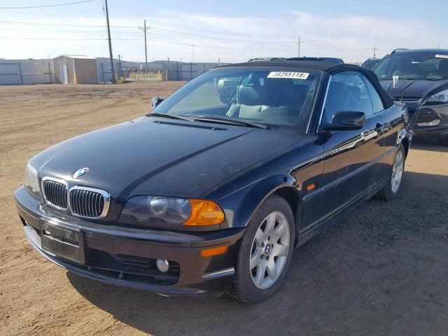 WBABR3349YEA83506 - 2000 BMW 323 CI BLACK photo 2