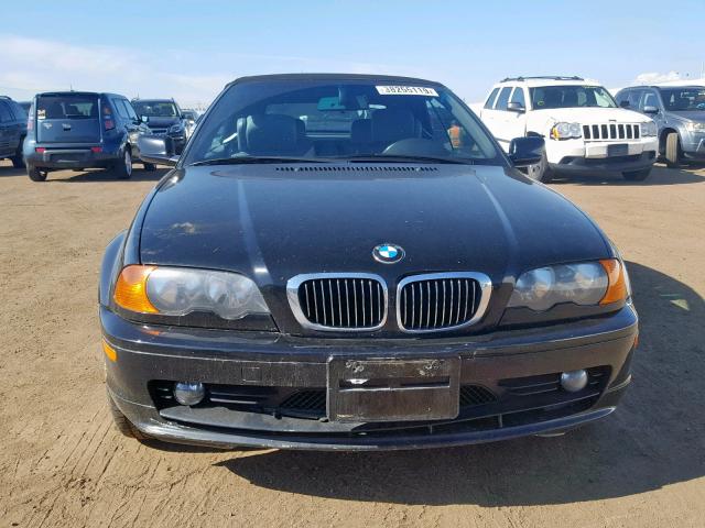 WBABR3349YEA83506 - 2000 BMW 323 CI BLACK photo 9