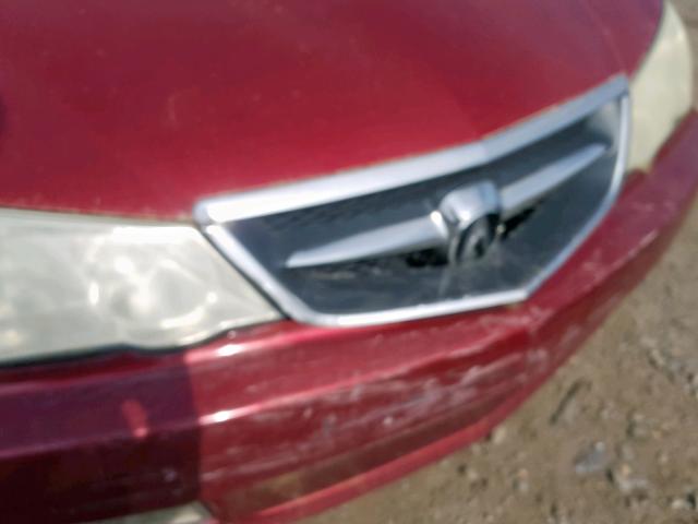 19UUA56652A051838 - 2002 ACURA 3.2TL RED photo 10