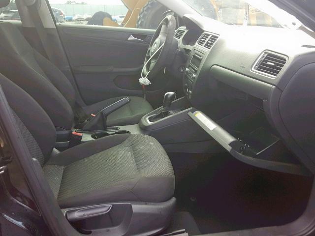 3VW2K7AJ6CM464282 - 2012 VOLKSWAGEN JETTA BASE 黑色 照片 5