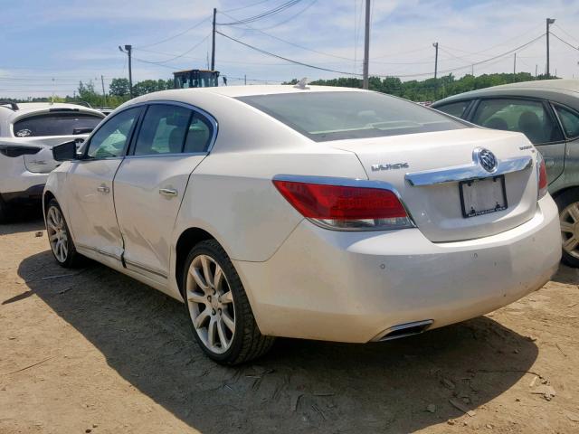 1G4GE5EV1AF308189 - 2010 BUICK LACROSSE C WHITE photo 3