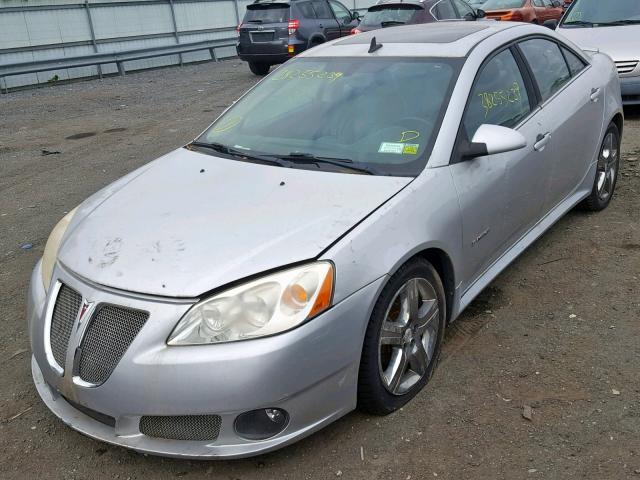 1G2ZM577794144375 - 2009 PONTIAC G6 GXP SILVER photo 2