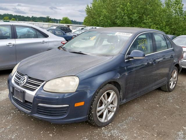 3VWST71K56M668839 - 2006 VOLKSWAGEN JETTA TDI BLUE photo 2