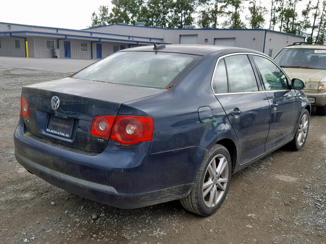 3VWST71K56M668839 - 2006 VOLKSWAGEN JETTA TDI BLUE photo 4