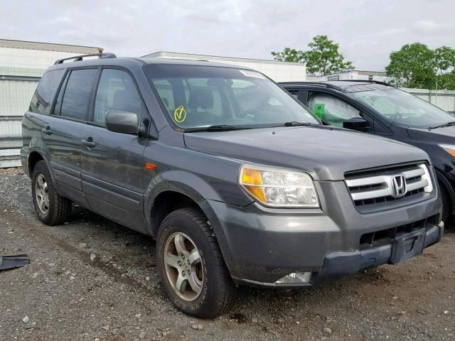 5FNYF18338B031407 - 2008 HONDA PILOT SE GRAY photo 1